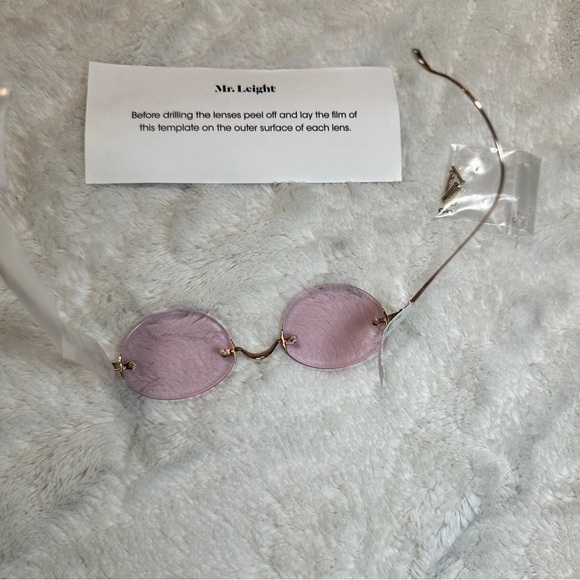 Garrett Leight Mr. Leight Makena S Rose Gold Sunglasses - Picture 8 of 12